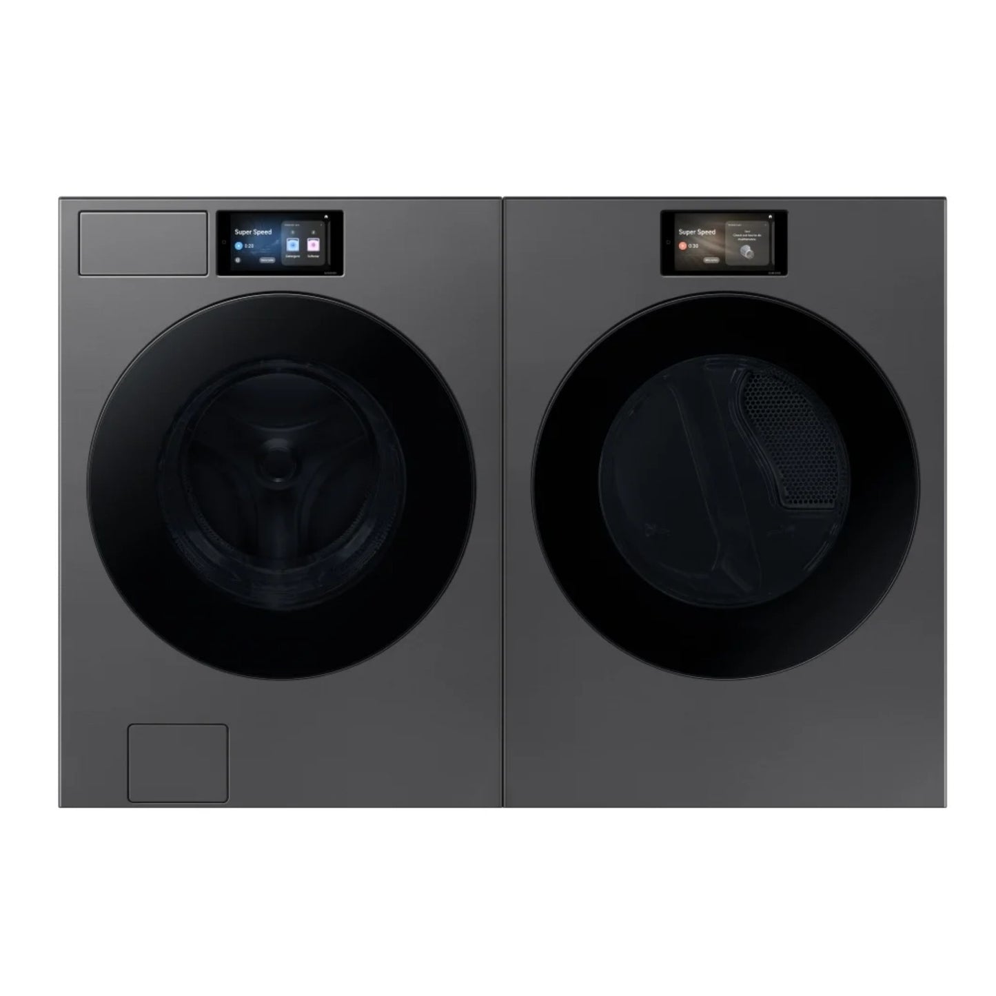 Samsung WF90F53ADSA5 Front Load Washer & DV90F53AESAC Electric Dryer Combo