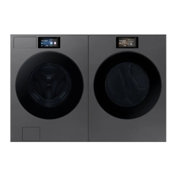 Samsung WF90F53ADSA5 Front Load Washer & DV90F53AESAC Electric Dryer Combo (Open Box)