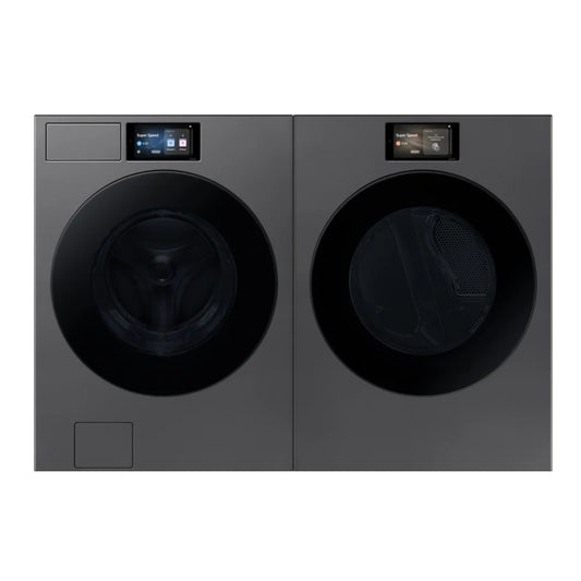 Samsung WF90F53ADSA5 Front Load Washer & DV90F53AESAC Electric Dryer Combo