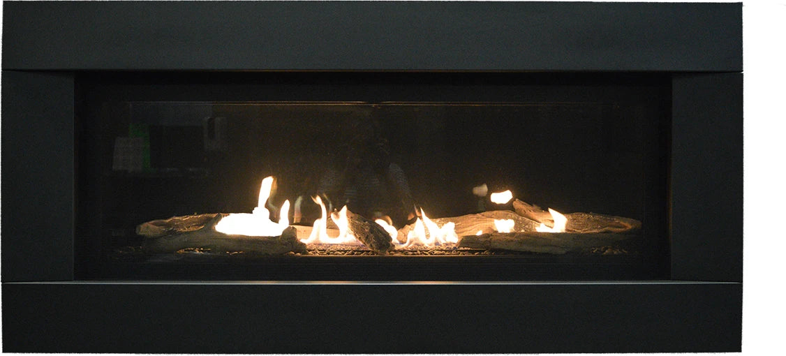 Sierra Flame Stanford 55" Linear Direct Vent Gas Fireplace - STANFORD-55G-NG-DELUXE
