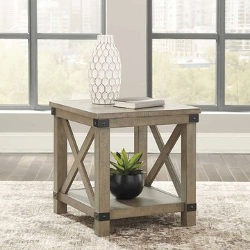Ashley Aldwin Rectangle End Table | Brampton Furniture Store