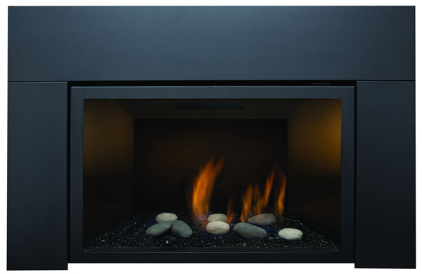 Sierra Flame Abbot 30" Direct Vent Linear Gas Fireplace - ABBOT-30PG-DELUXE-NG