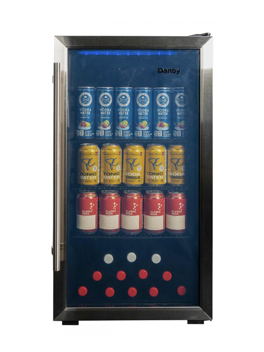 Danby DBC117A2BSSDD-6 3.1 cu. ft. Free-Standing Beverage Center in Stainless Steel