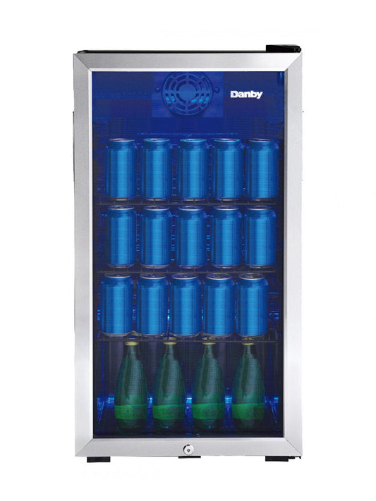 Danby DBC117A1BSSDB-6 3.1 cu. ft. Free-Standing Beverage Center in Stainless Steel