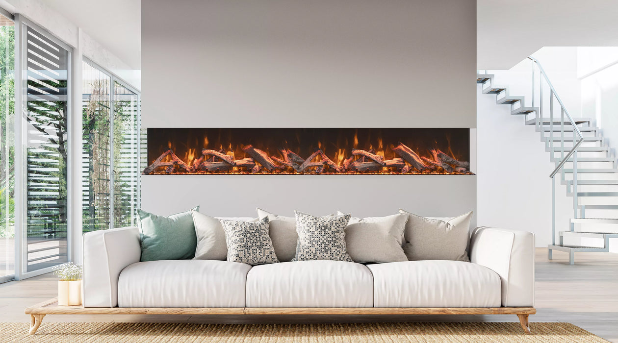 Amantii TRV-65-BESPOKE Tru View Bespoke 3-Sided Built-In Electric Fireplace