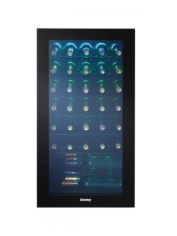 Danby DWC036A2BDB-6 36 Bottle Free-Standing Wine Cooler in Black
