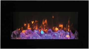 Amantii WM-FM-48-5823-BG BG Wall mount Electric Fireplace