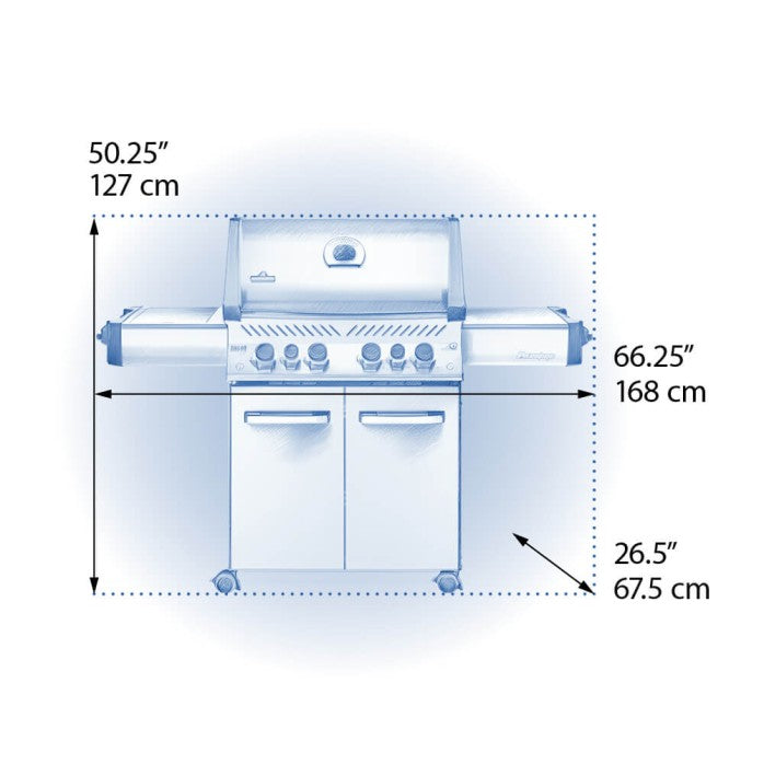 Napoleon P500RSIBPSS-3 Made in Canada BBQ Grill - Propane