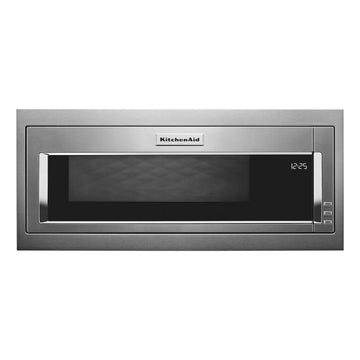 KitchenAid YKMBT5011KS 900W Built-In Low Profile Microwave in Stainless Steel
