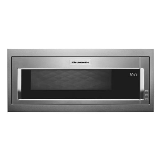 KitchenAid YKMBT5011KS 900W Built-In Low Profile Microwave in Stainless Steel