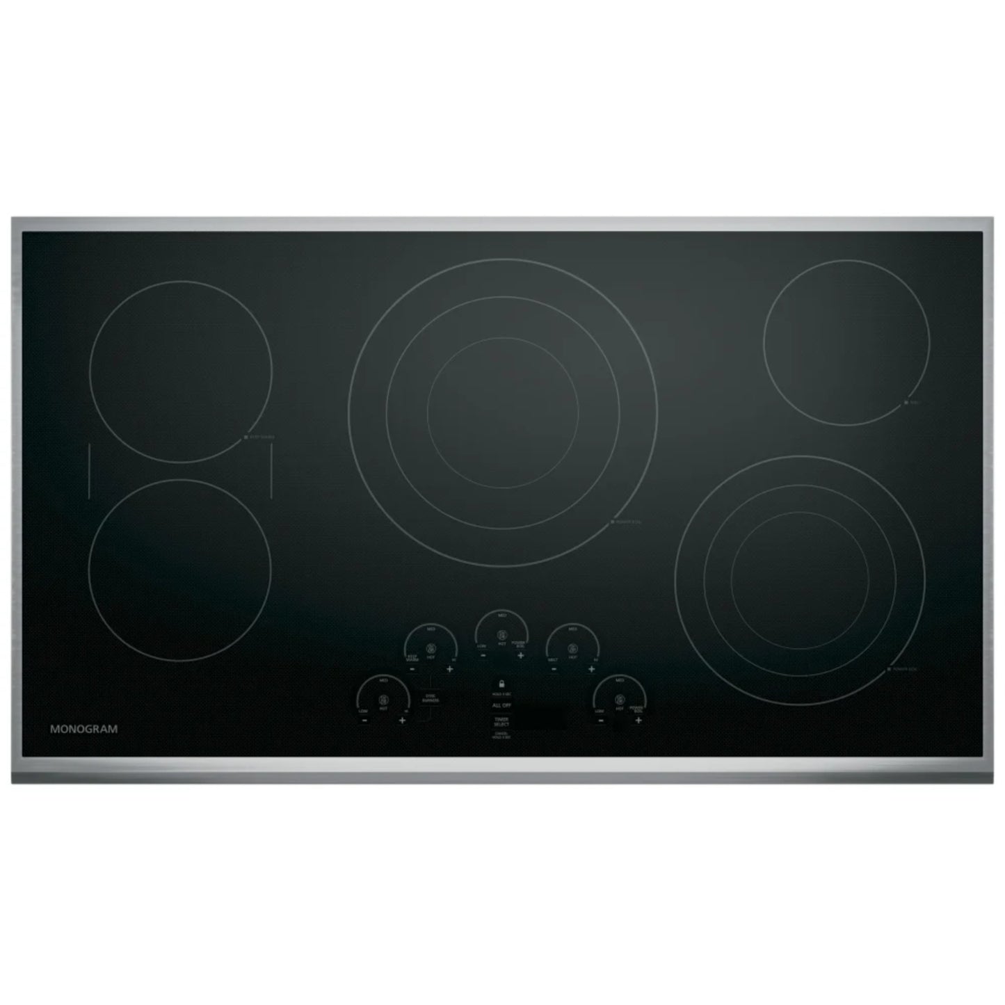 Monogram ZEU36RSJSS 36" Touch Control Electric Cooktop
