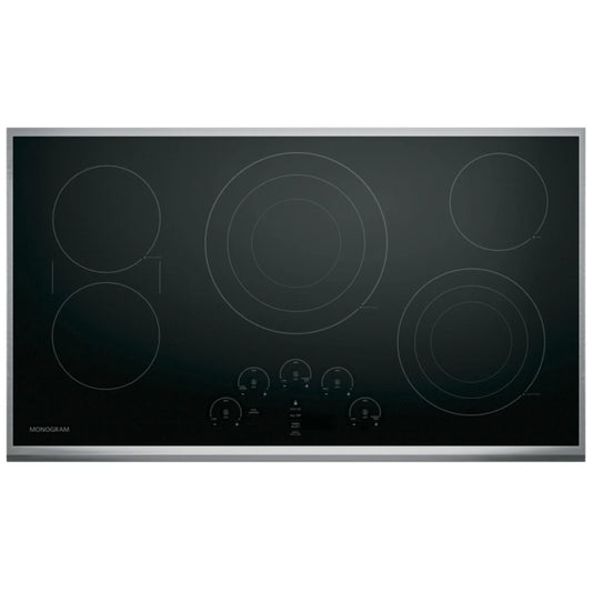 Monogram ZEU36RSJSS 36" Touch Control Electric Cooktop