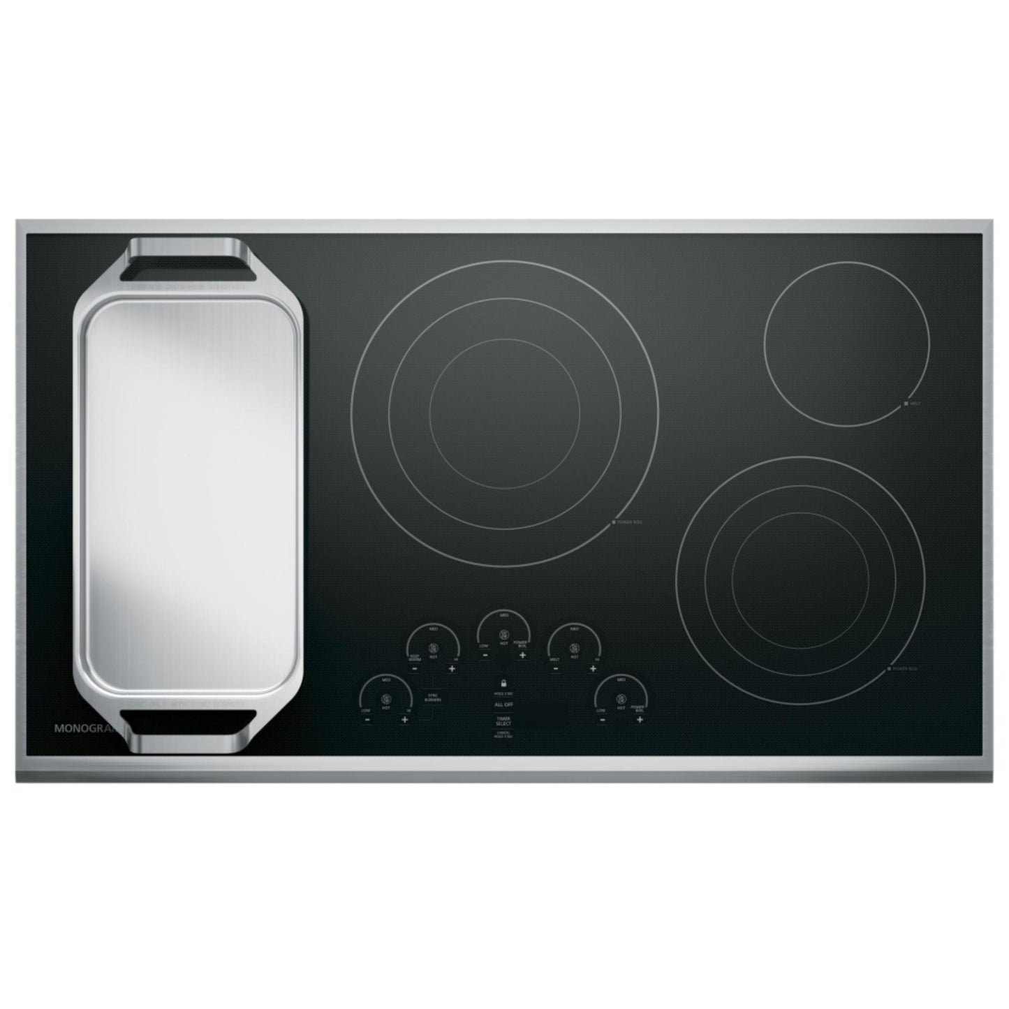 Monogram ZEU36RSJSS 36" Touch Control Electric Cooktop