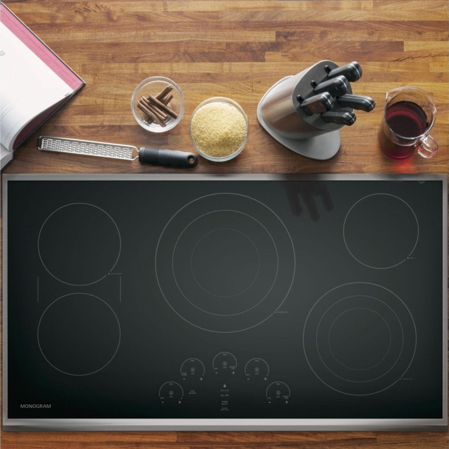 Monogram ZEU36RSJSS 36" Touch Control Electric Cooktop