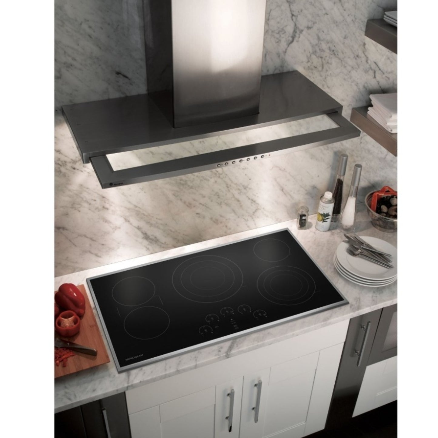 Monogram ZEU36RSJSS 36" Touch Control Electric Cooktop