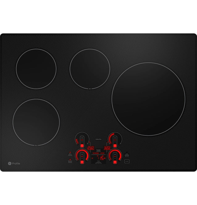 GE Profile PHP7030DTBB 30" Built-In Touch Control Induction Cooktop in Black