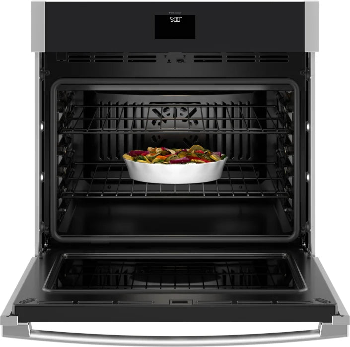 GE JTS5000SVSS 30" Smart Built-In Self-Clean Convection Single Wall Oven with No Preheat Air Fry in Stainless Steel