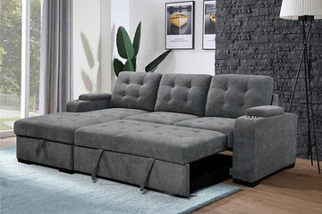 Seville Left Hand Facing Sofabed Sectional - IF-9050 LHF| Top Choice Furniture