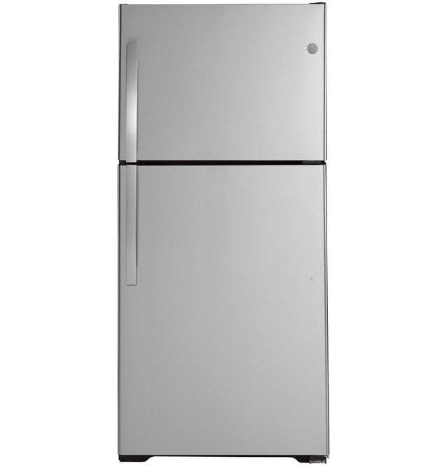 GE GTS19KYNRFS 19.2 Cu. Ft. Garage Ready Top-Freezer Refrigerator in Fingerprint Resistant Stainless