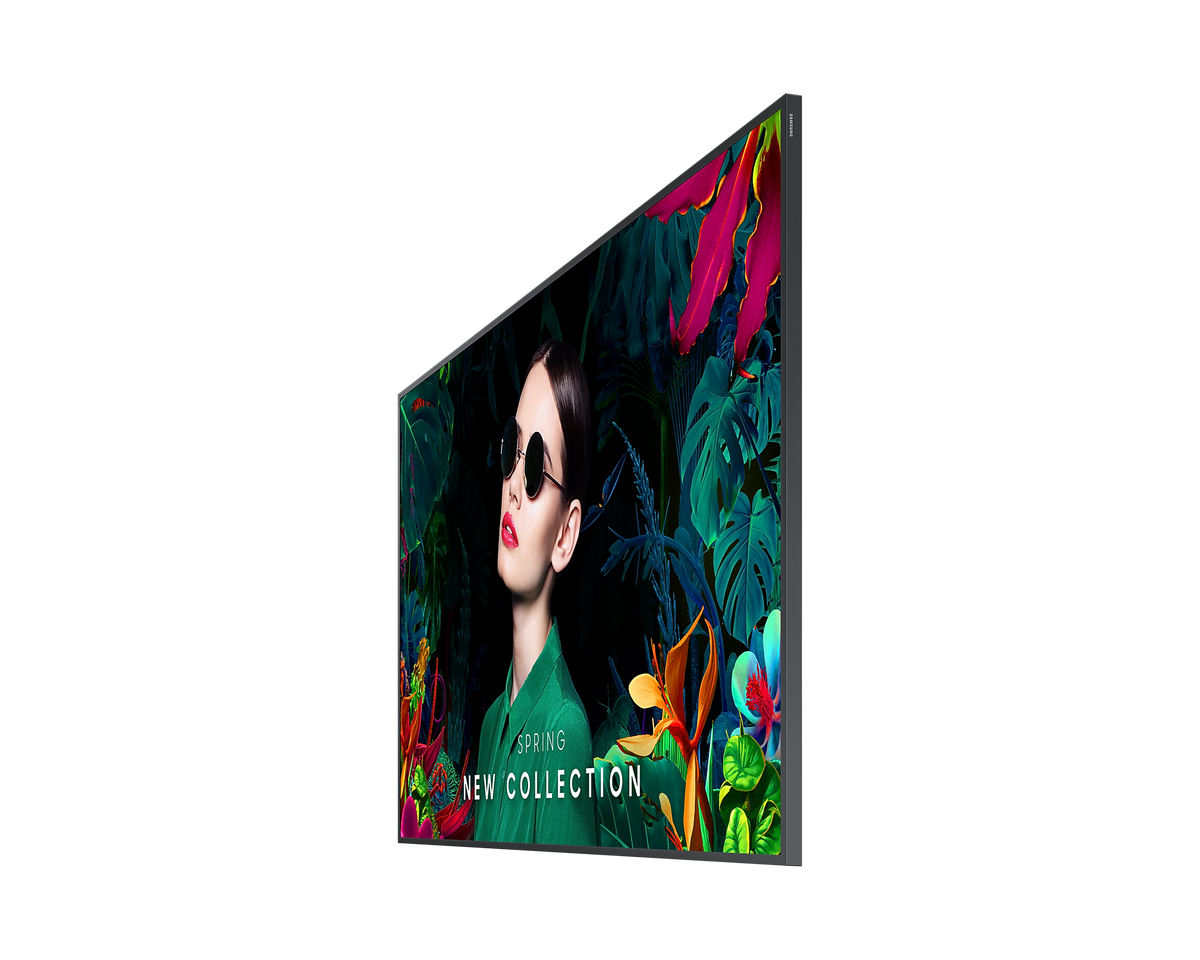 Samsung Crystal UHD Signage QMC 55" 24/7 4K Digital Signage Display - LH55QMCEBGCXGO