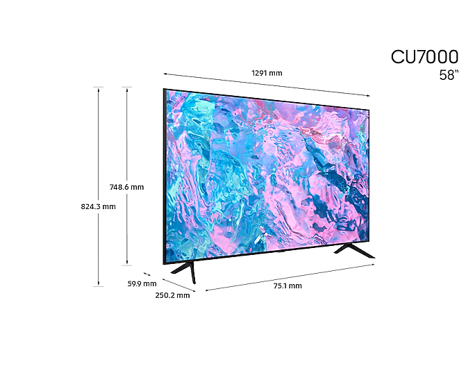 Samsung UN58CU7000FXZC 58" Crystal UHD 4K Smart TV CU7000