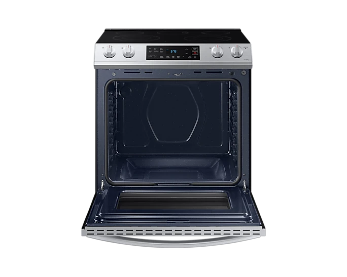 Samsung 30" wide 6.3 cu ft Electric Slide in Range - NE63T8111SS