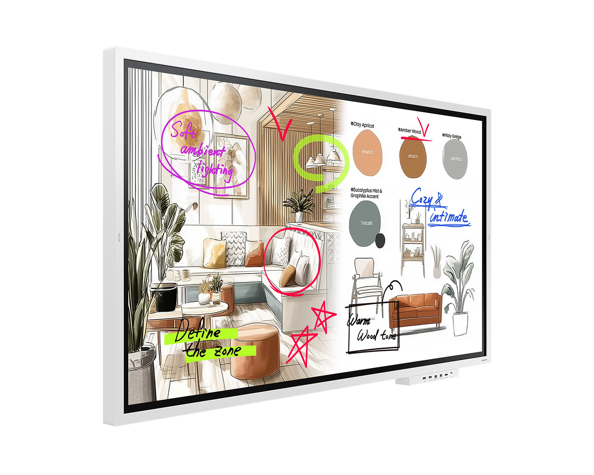 Samsung The Flip WMFX 65" 4K Interactive Whiteboard Display - LH65WMFWBGCXZC
