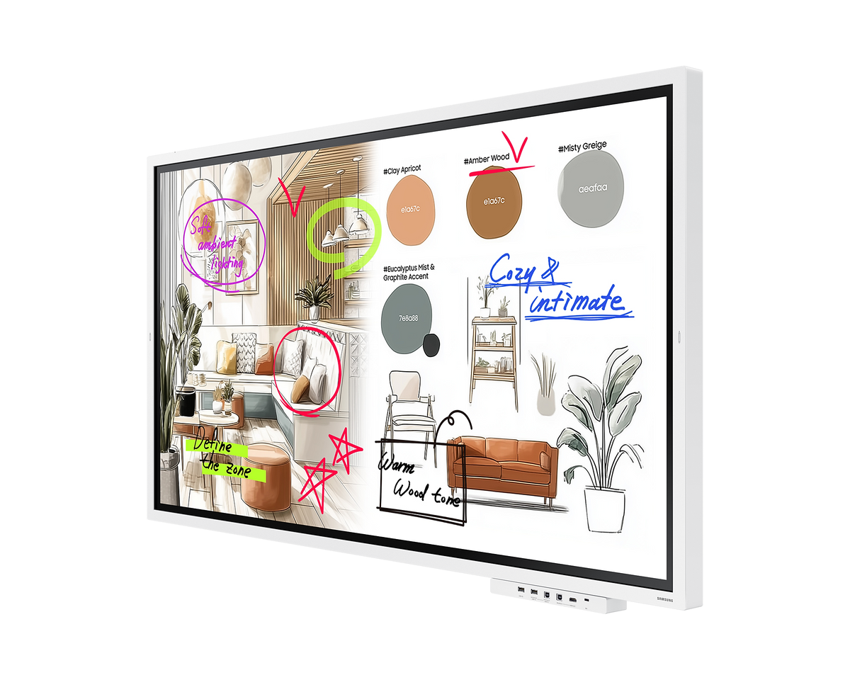 Samsung The Flip WMFX 65" 4K Interactive Whiteboard Display - LH65WMFWBGCXZC