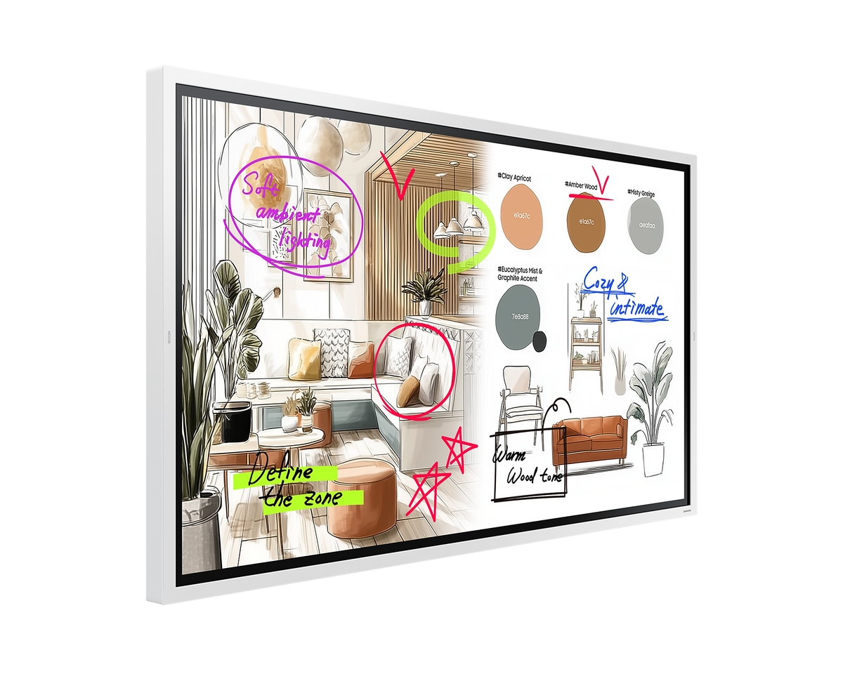Samsung The Flip WMFX 65" 4K Interactive Whiteboard Display - LH65WMFWBGCXZC
