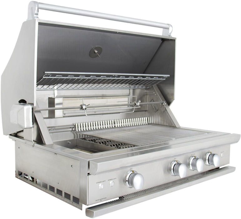 Caliber CGP42-2G-1SR-N Crossflame Pro 42" Grill In Stainless Steel