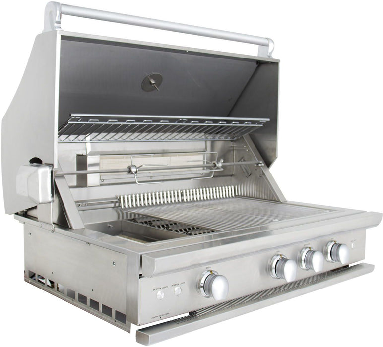 Caliber CGP42-2G-1SR-L Crossflame Pro 42" Grill In Stainless Steel