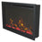 Remii CLASSIC-SLIM-30 Classic Extra Slim Smart Indoor Built-In Electric Fireplace with Black Steel Surround