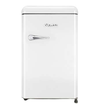 Epic ECRR43W  4.3 cu.ft. White Retro Refrigerator 