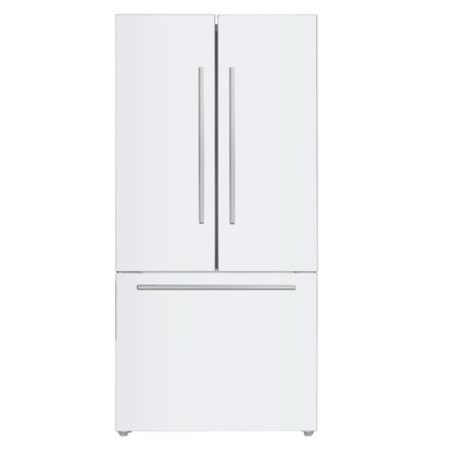 Marathon MFF208WFD 20.8 cu.ft. White French Door Bottom  Mount Frost Free Refrigerator