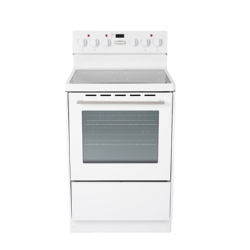 Marathon MER245W-2 24" White Schott Ceran Smooth Top Electric Range
