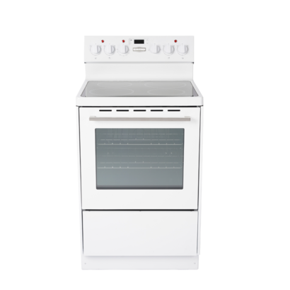 Marathon MER245W-2 24" White Schott Ceran Smooth Top Electric Range