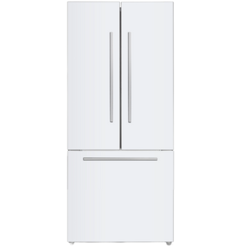 Marathon MFF180WFD-1 18 cu.ft. White French Door Bottom Mount  Frost Free Refrigerator