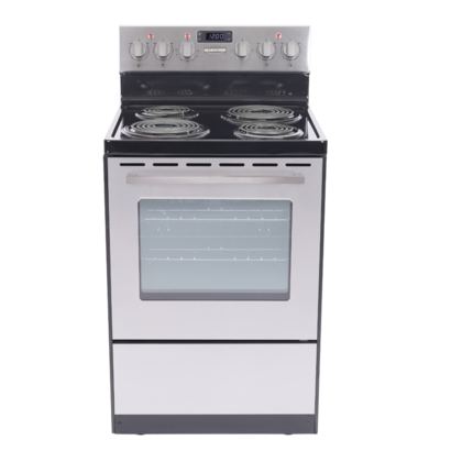 Marathon MER241SS-2 24" Stainless Steel Electric Coil Range 