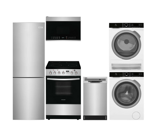 24 inch Complete Home Appliances with Kitchen and Laundry Set
