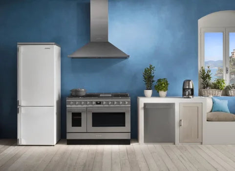 Smeg CPF48UGMX 48 Inch Freestanding Professional Dual Fuel Range Stainless steel