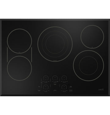 GE Cafe CEP90301TBB 30" Touch-Control Electric Cooktop in Black