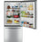 GE GDE21EYKFS ENERGY STAR® 21.0 Cu. Ft. Bottom-Freezer Refrigerator in Fingerprint Resistant Stainless