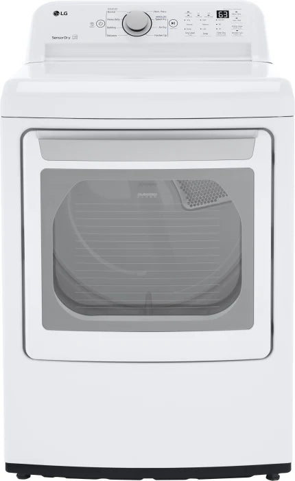 LG DLE7150W 7.3 cu. ft. Ultra Large Capacity Electric Dryer with Sensor Dry Technology