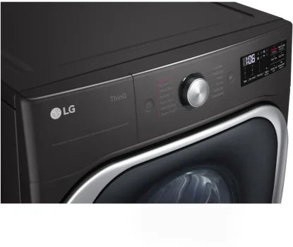 LG DLEX8900B 9.0 cu. ft. Mega Capacity Smart wi-fi Enabled Front Load Electric Dryer with TurboSteam™ and Built-In Intelligence