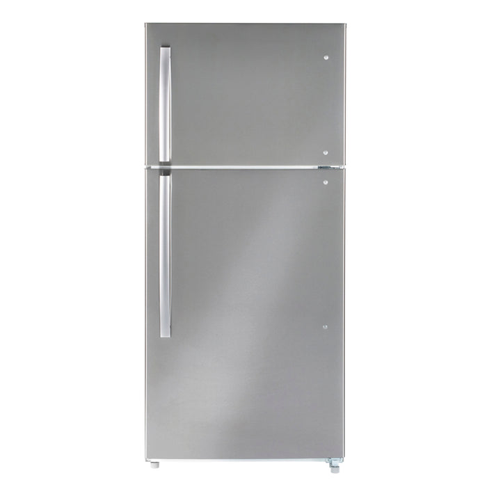 Moffat MTE18GSKSS 18 cu.ft. Top Freezer Refrigerator Stainless Steel