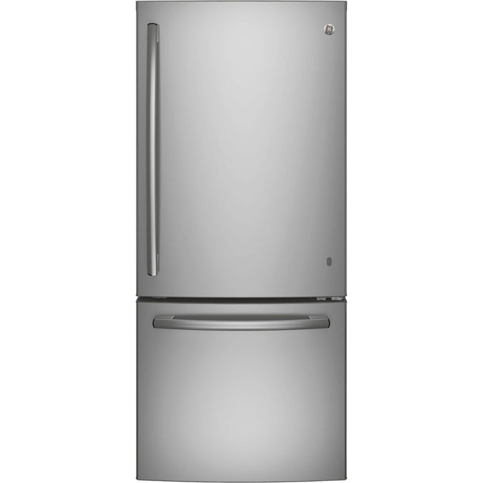 GE GBE21AYRKFS 20.9 Cu. Ft. Bottom Mount Refrigerator Fingerprint Resistant Stainless Steel