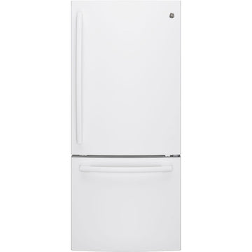 GE GDE21DGKWW 20.9 cu.ft. Bottom Freezer Refrigerator White