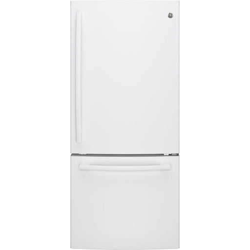 GE GDE21DGKWW 20.9 cu.ft. Bottom Freezer Refrigerator White