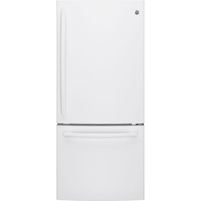 GE GDE21DGKWW 20.9 cu.ft. Bottom Freezer Refrigerator White