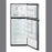 Moffat MPE12FSKSB 11.55 cu.ft. Top Freezer Refrigerator Stainless Steel